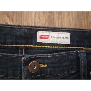 Wrangler‎ Dark Blue Wash Denim Men's Jeans Size 38x30 Actual 37x28.5